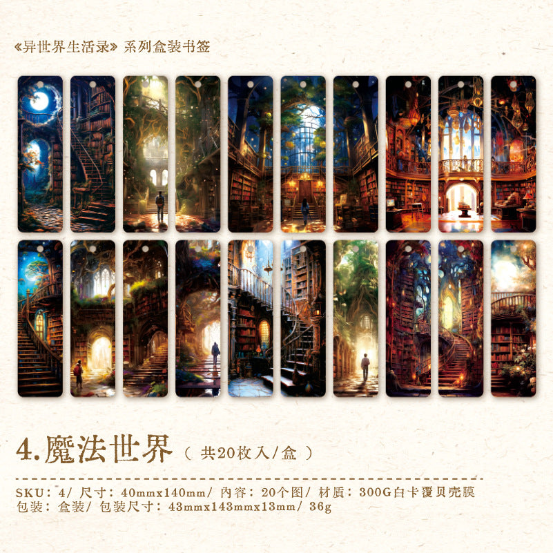 30Pcs Cardstock Bookmark YSJSH