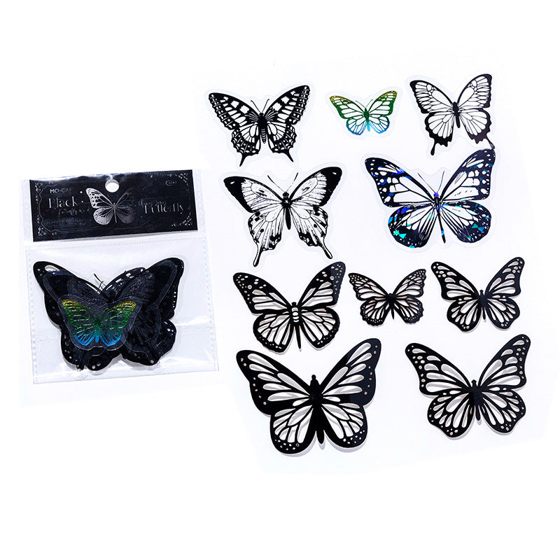 10 Pcs Cutout Butterfly Scrapbook Paper HDFL