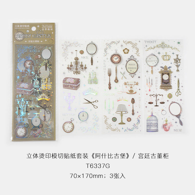 3PCS PET Stickers ASBGB