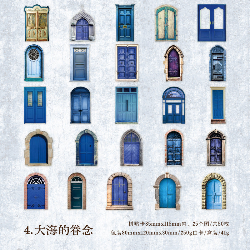 50Pcs Windows Cardstock Paper LZDSJ