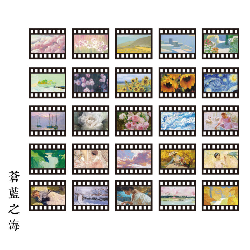 50pcs Scrapbook Stickers CRHL