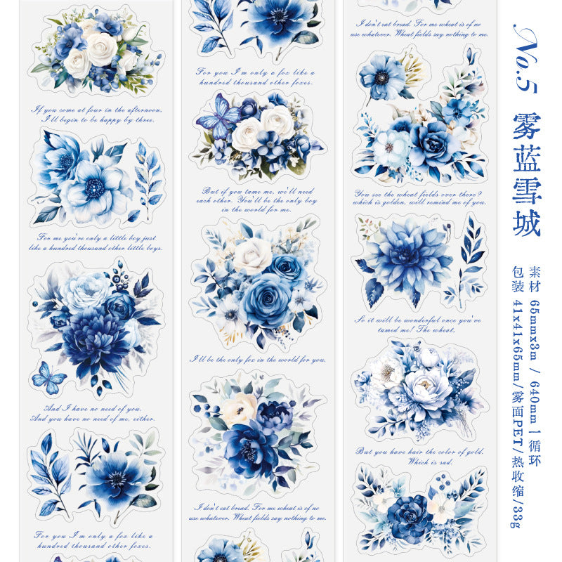 1 Roll Flowers PET Tape HHYLK