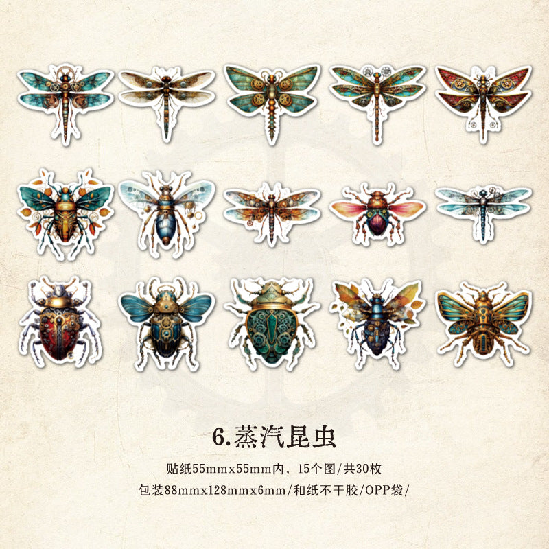 30pcs Animal Washi Stickers JXST