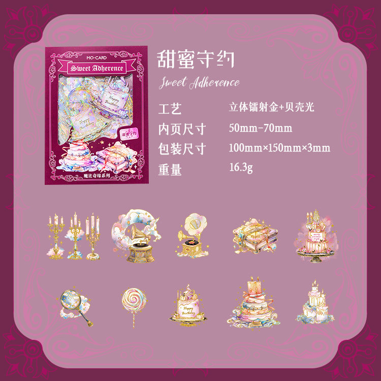 20 Pcs Magic Theme PET Stickes MFQY