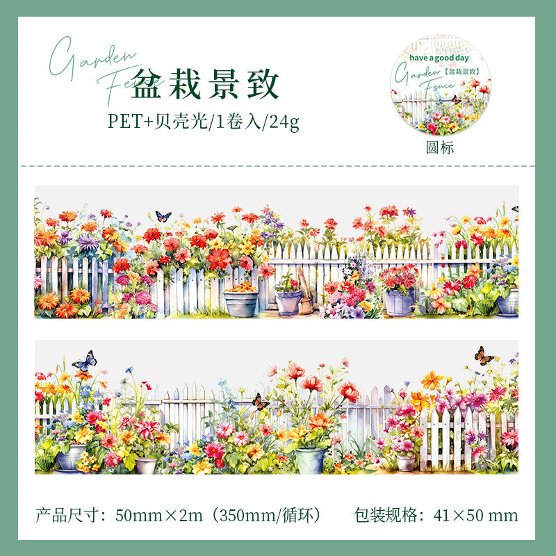 1 Roll Flowers PET Tape HYLB