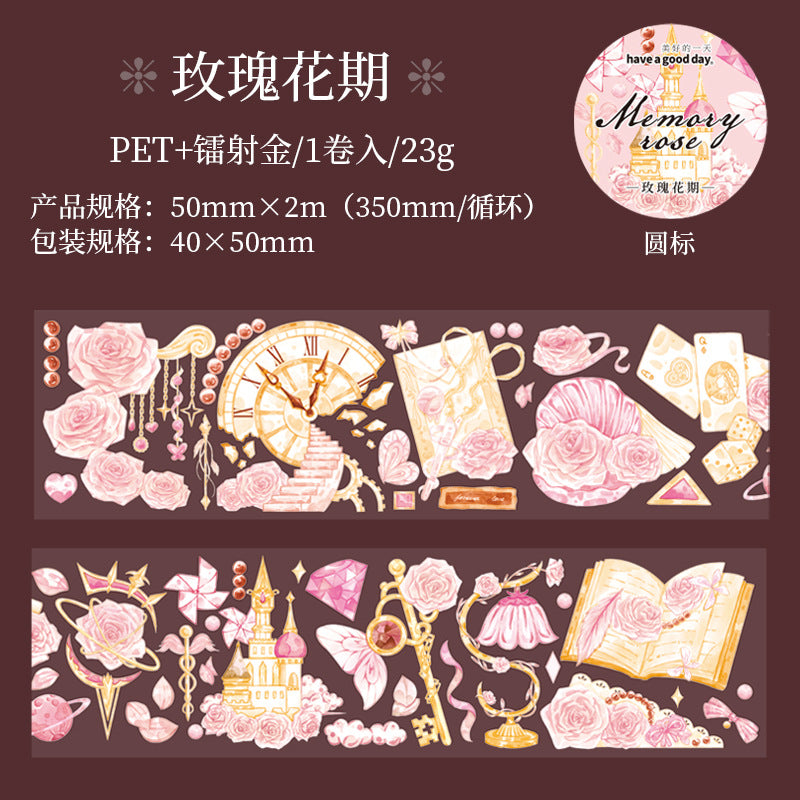 1 Roll Rose PET Tape JYMG