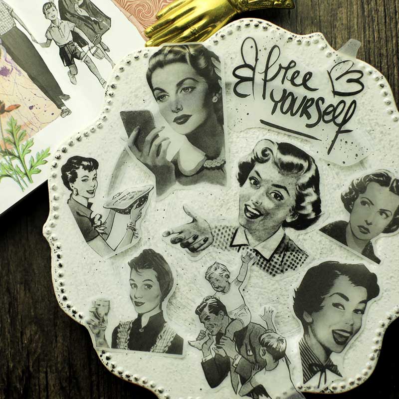 Tuzi Black White Stickers Pack