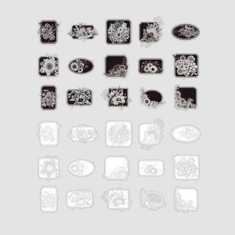 Jindai PET Stickers Pack