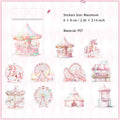 20 Pcs Amusement Park PET Stickers XGYLY