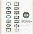1 Roll Vintage Label Stickers Tape XJBQ