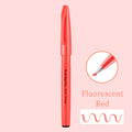 Pentel Touch Sign Pen Brush (SES15C) - Fluorescent Red