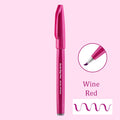 Pentel Touch Sign Pen Brush (SES15C) - Wine Red