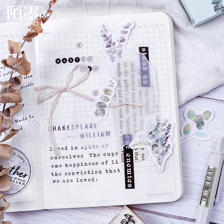 56 Pcs Eucalyptus Stickers YJLY