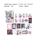 40 Pcs Romance Girl PET Stickers XHLM