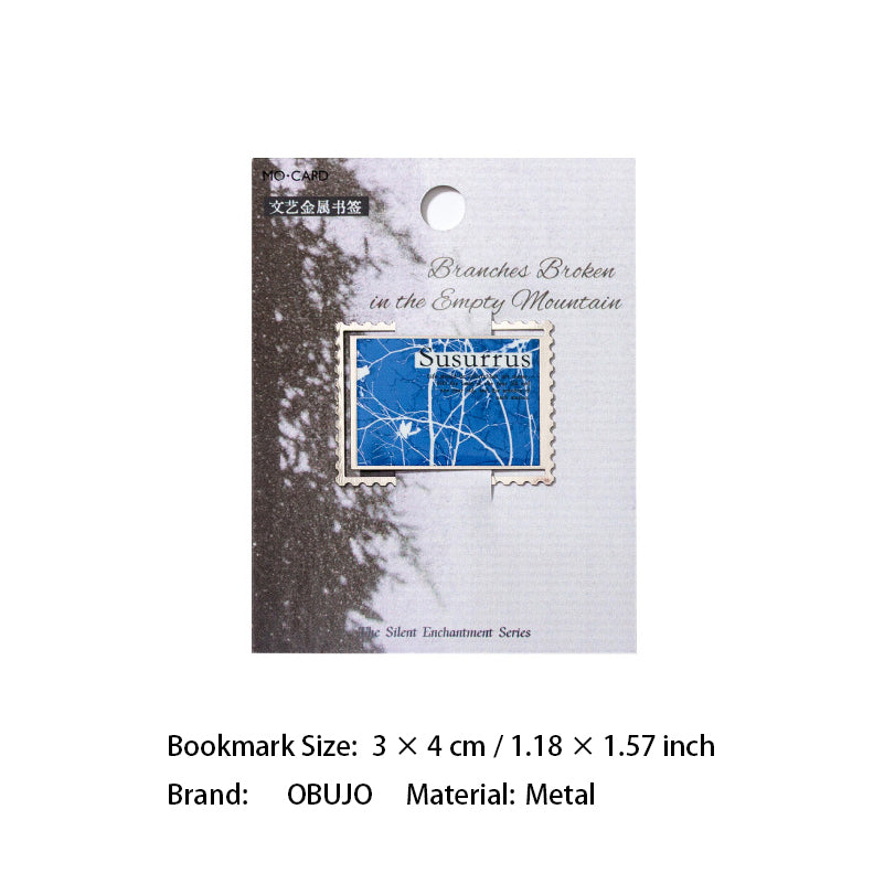 Post Stamp Shaped Metal Bookmark WWJMRM