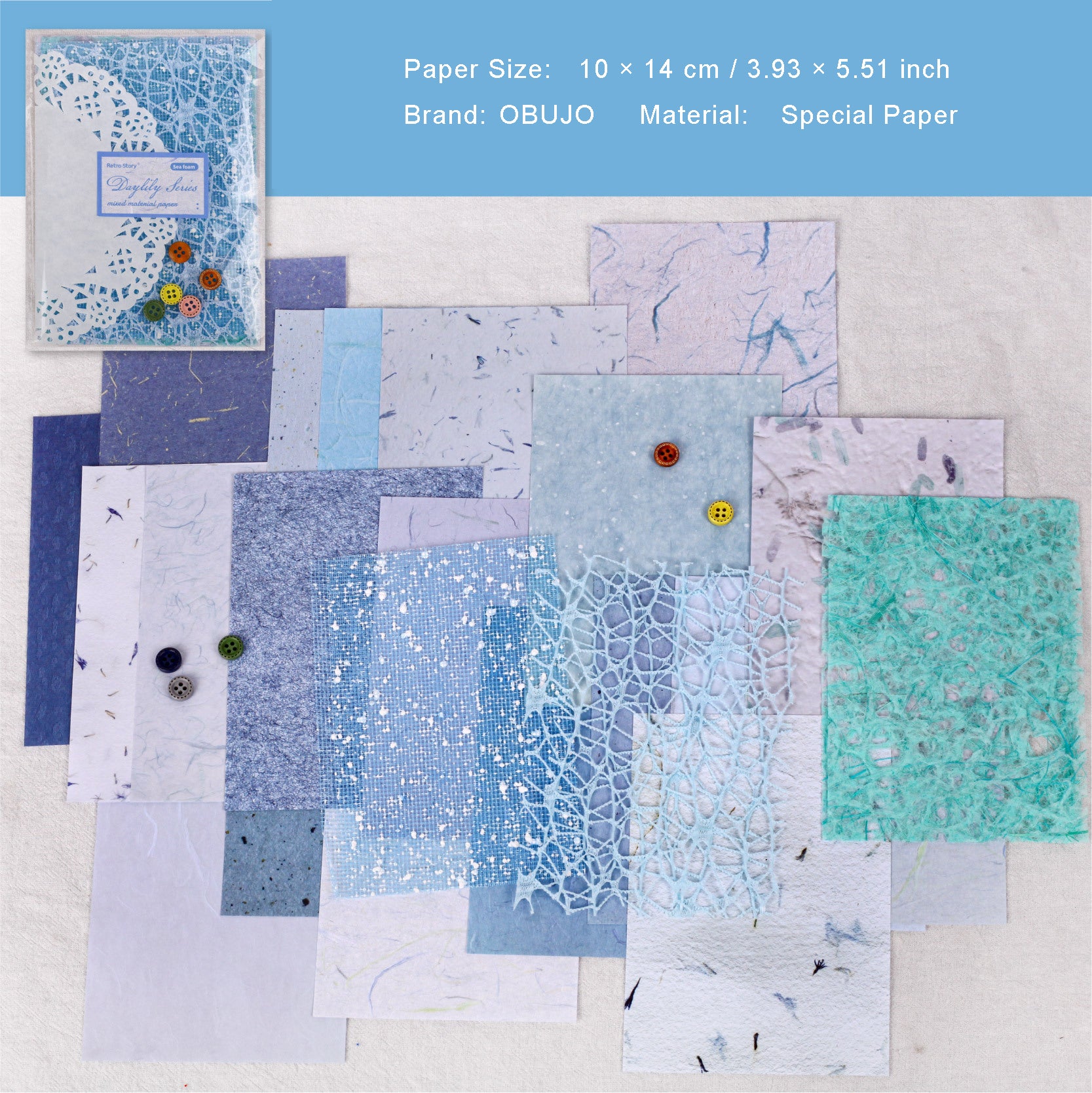 32 Sheets Texutered Scrapbook Paper XCXL