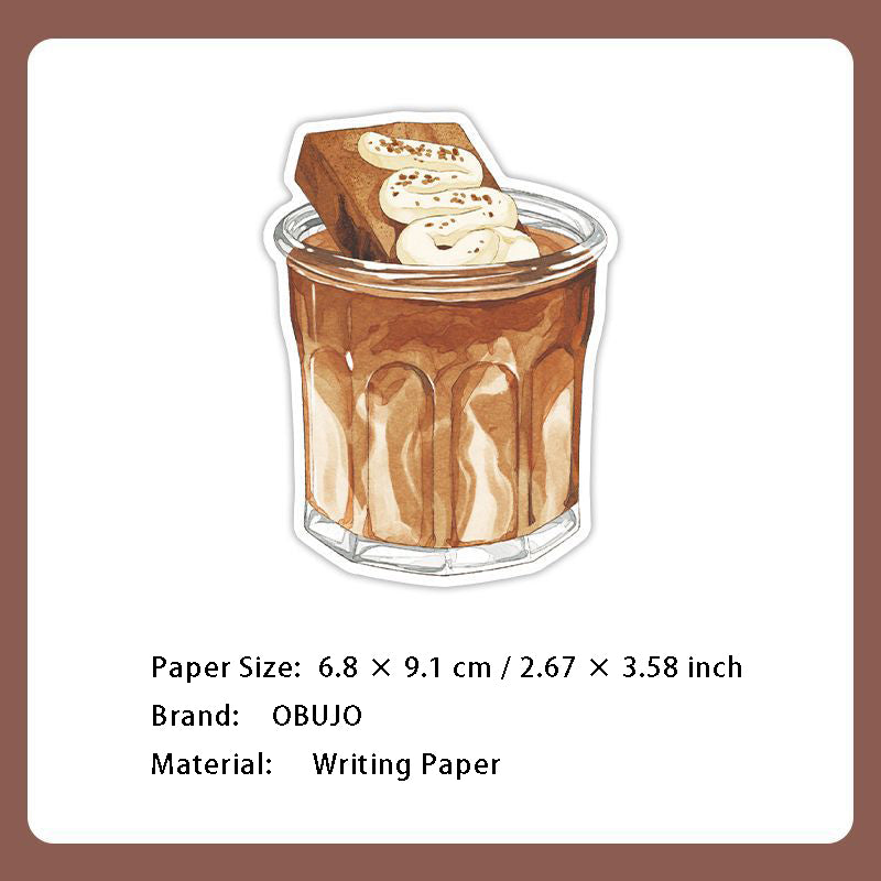 30 Sheets Coffee Theme Sticky Note KFND