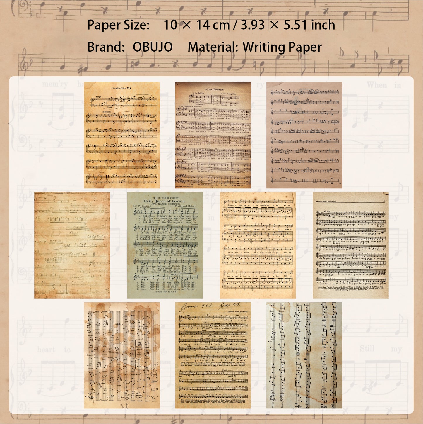 20 Pcs Vintage Junk Journal Paper JRXL