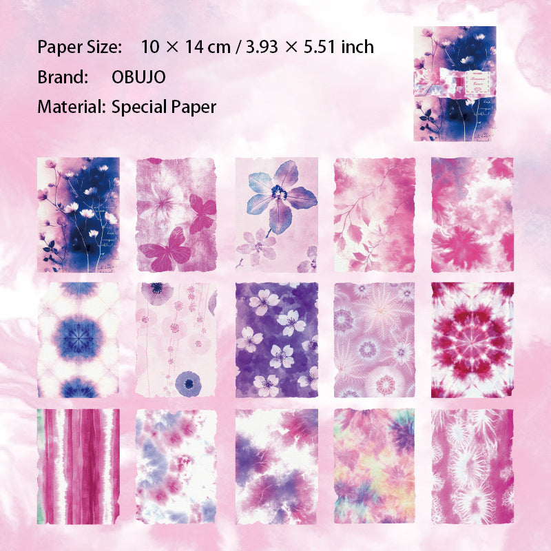 30 Pcs Fantasy Color Journal Paper ZJZR