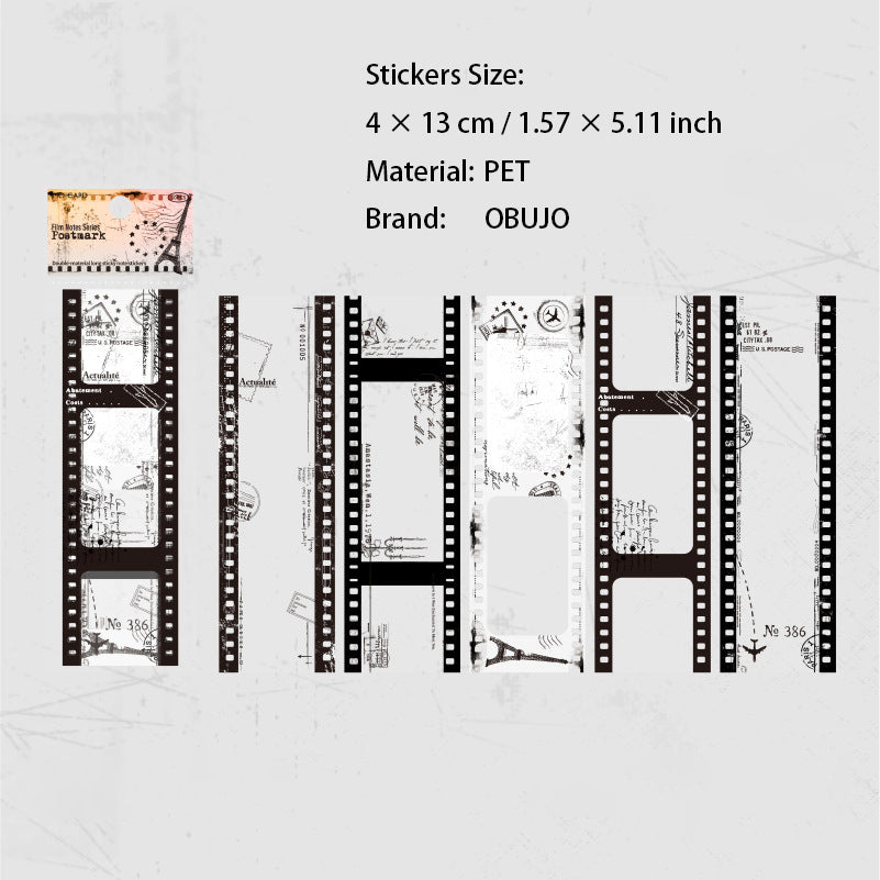 10 Pcs Movie Film PET Stickers JPBJ