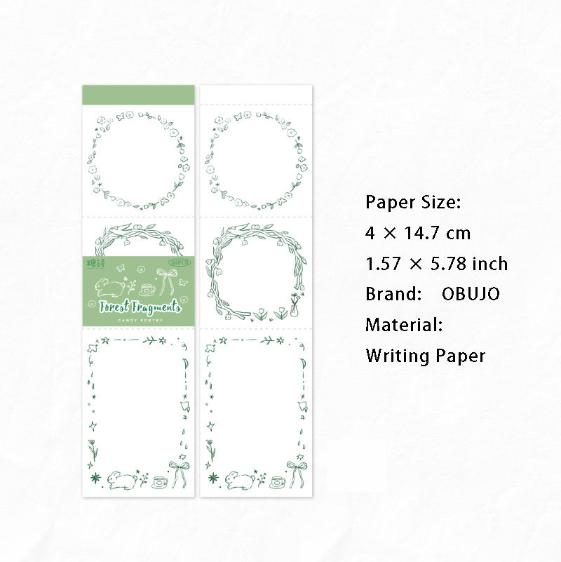30 Sheets Creative Notepad Paper XTSJ