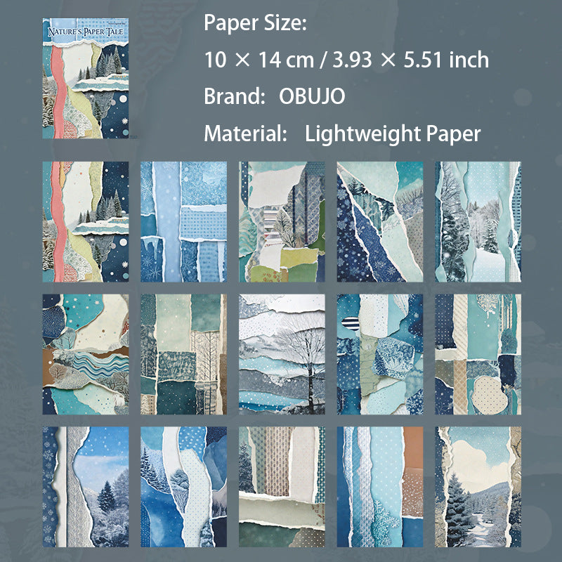 30 Sheets Painting Landscape Journal Paper ZRZY