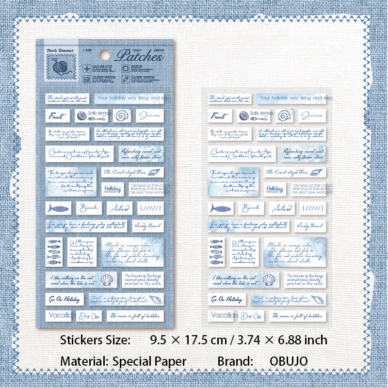 1 Sheet Vinage Quote Stickers BDBD