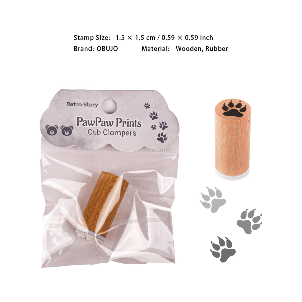 Animal Claw Wooden Stamp ZZXL