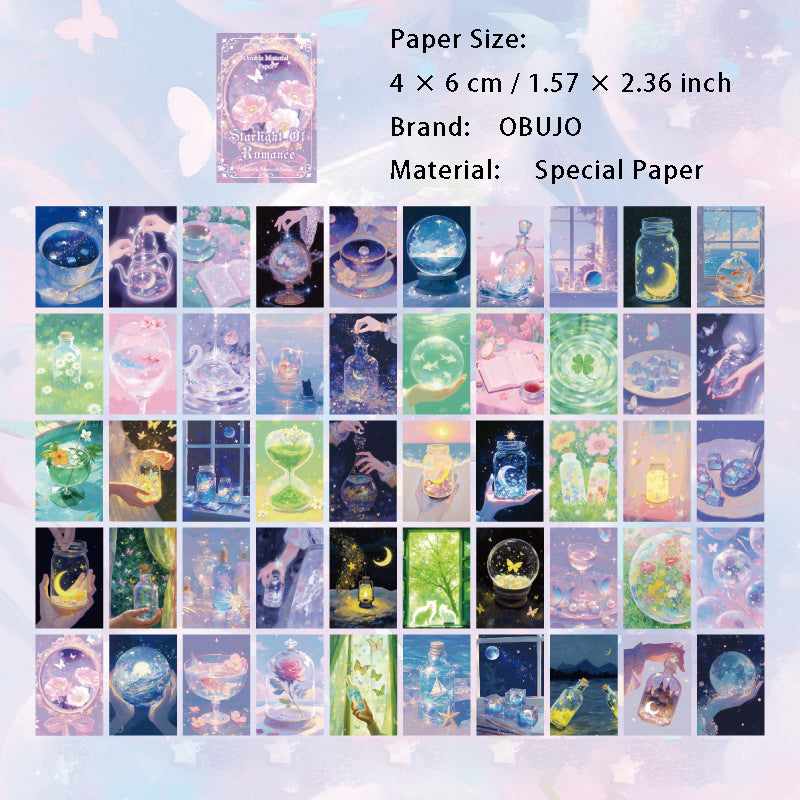 100 Sheets Fantasy Painting Journal Paper QHBWG