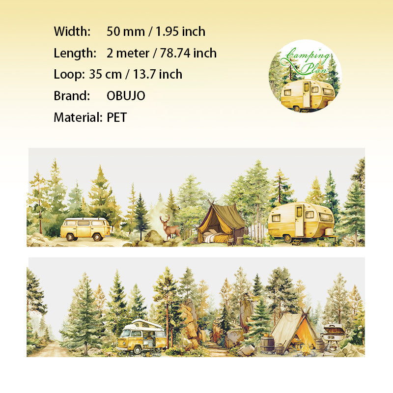 1 Roll Camping PET Tape LYJH