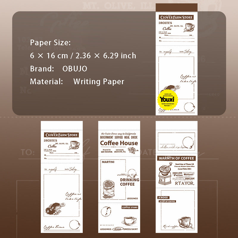 30 Sheets Vintage Notepad Paper ZJXY