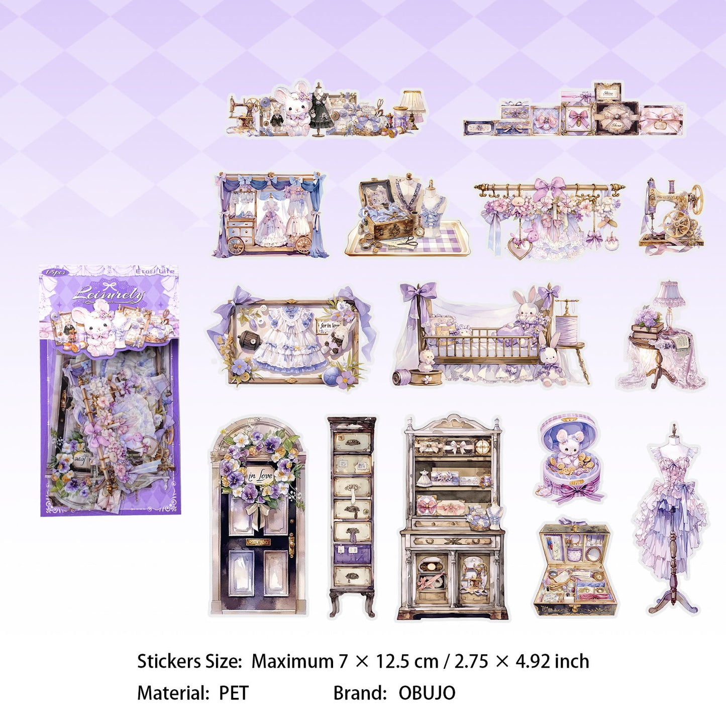 30 Pcs Lifestyle PET Stickers XXCQ