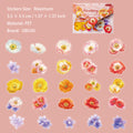 50 Pcs Flower Buttefly PET Stickers HSZDS