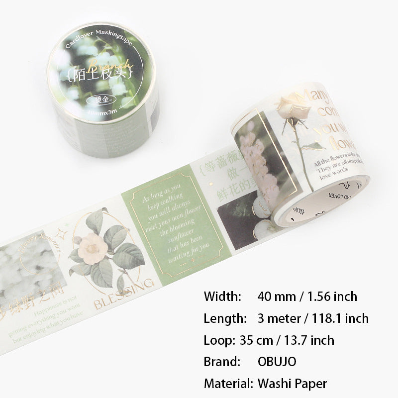 1 Roll Spring Flower Washi Tape HYJWR