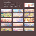 30 Pcs Natural Landscape Stickers Book JYZMJ