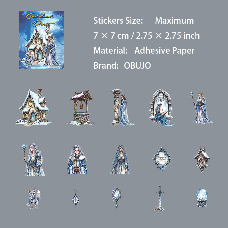 15 Pcs Magic Themed Journal Stickers SHZZY