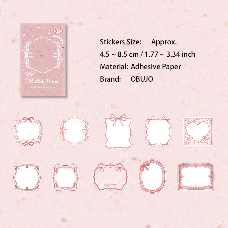 30 Pcs Vintage Notepad Stickers WSHD