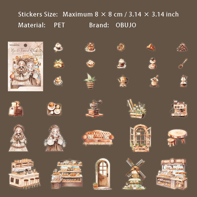 30 Pcs Garden Lifestyle PET Stickers SLLX