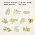 20 Pcs Watercolor Fragments Washi Stickers CYXL