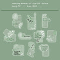 20 Pcs Creative Collage PET Stickers BYXZ