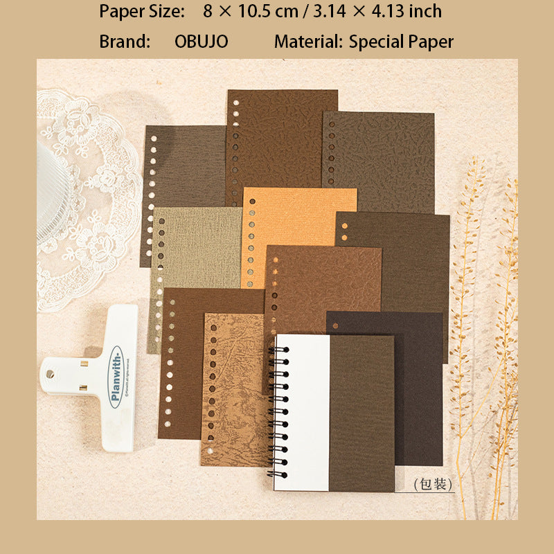 30 Sheets Vintage Color Notebook CZZJMM