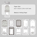 20 Pcs Vintege Notepad Paper FLXXD