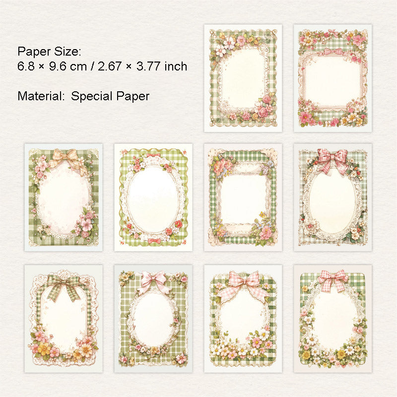 50 Sheets Floral Scrapbook Paper JLCR