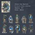 20 Pcs Adventure Boy PET Stickers TXSC