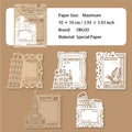 10 Pcs Travel Theme Journal Paper ZYSJ