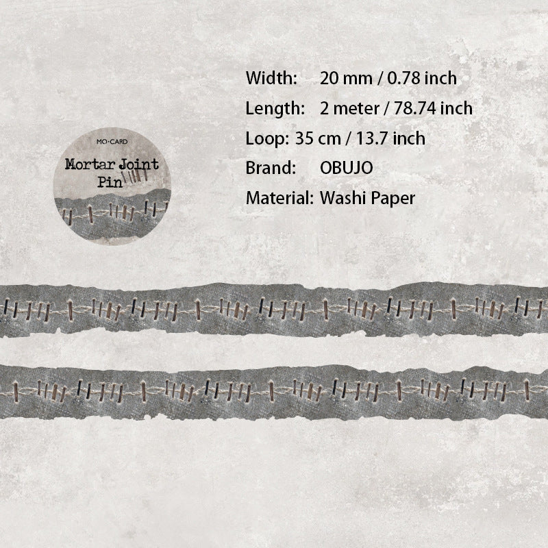 1 Roll Fabric Texture Washi Tape SBFR