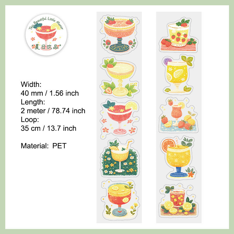 1 Roll Cartoon PET Stickers Tape TYHY
