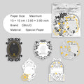 20 Pcs Lace Cutout Notepad Paper HFMJ