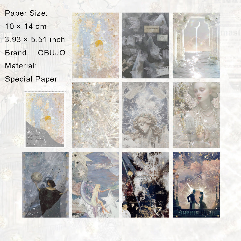 30 Pcs Fanatsy Scrapbook Paper RMSH