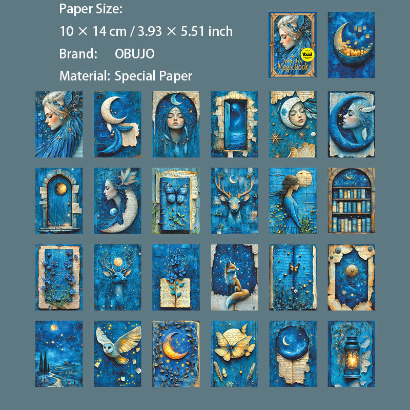 20 Sheets Magic Theme Journal Paper NWDMF